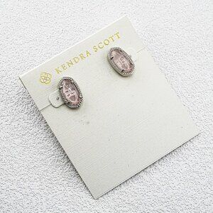 Kendra Scott Rose Quartz Stud Earrings